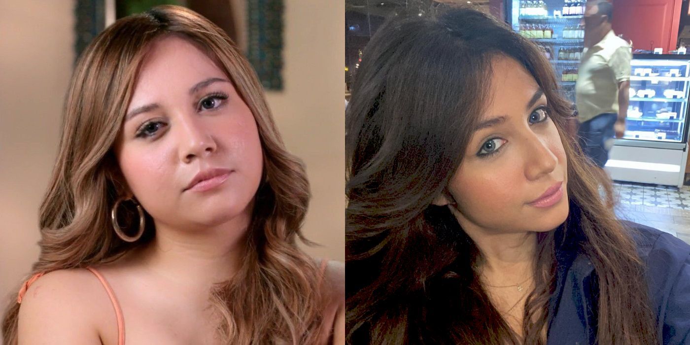 90 Day Fiancé star Mahogany Roca in side by side photos showing weight loss