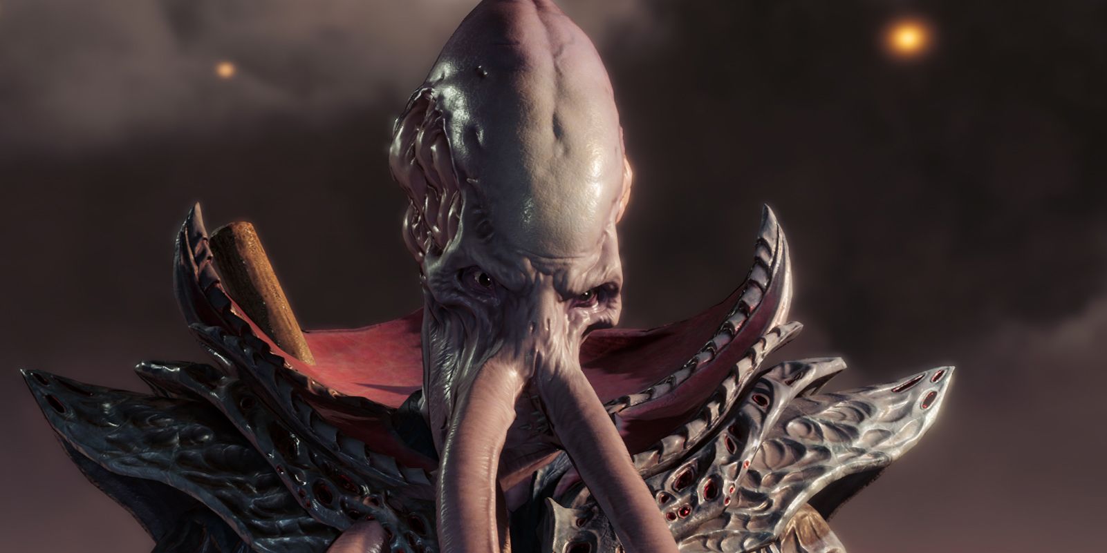 close up of A mind flayer in Baldur&rsquo;s Gate 3