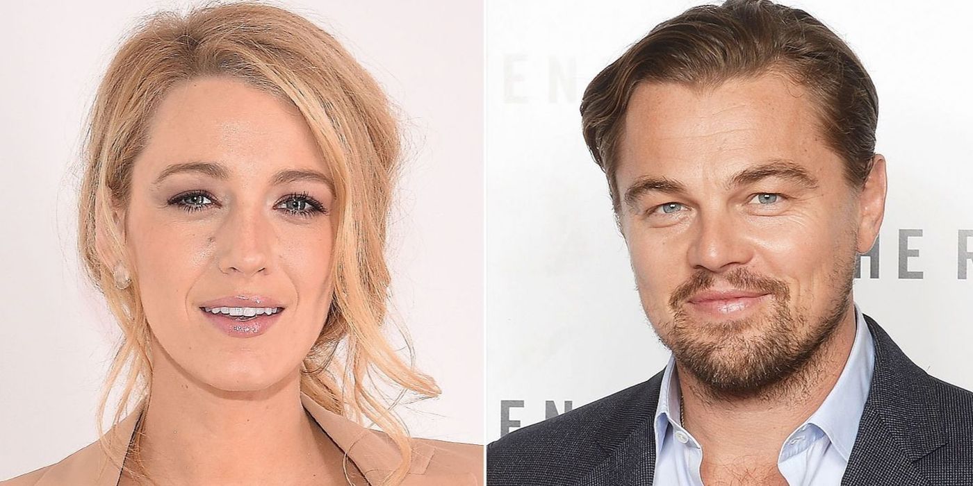 Uma tela dividida de Blake Lively e Leonardo DiCaprio