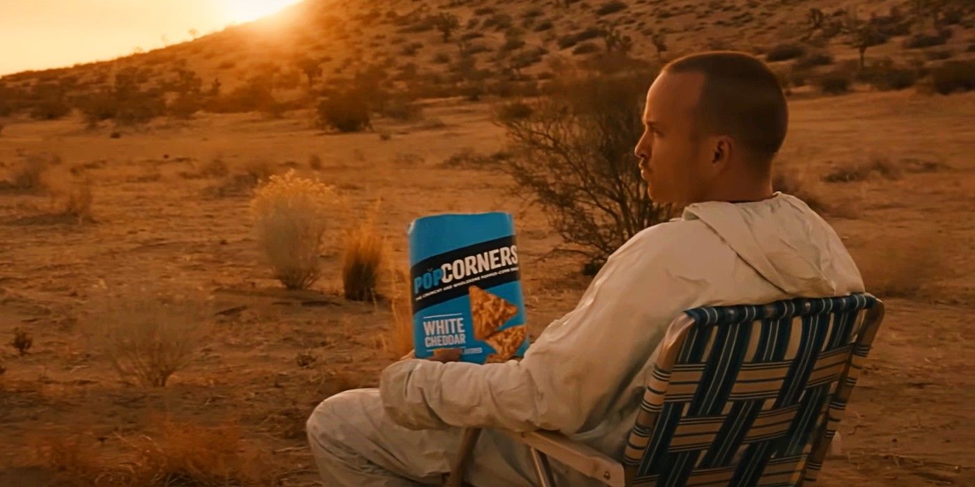 Aaron Paul as Jesse Pinkman in Popcorners Super Bowl ad