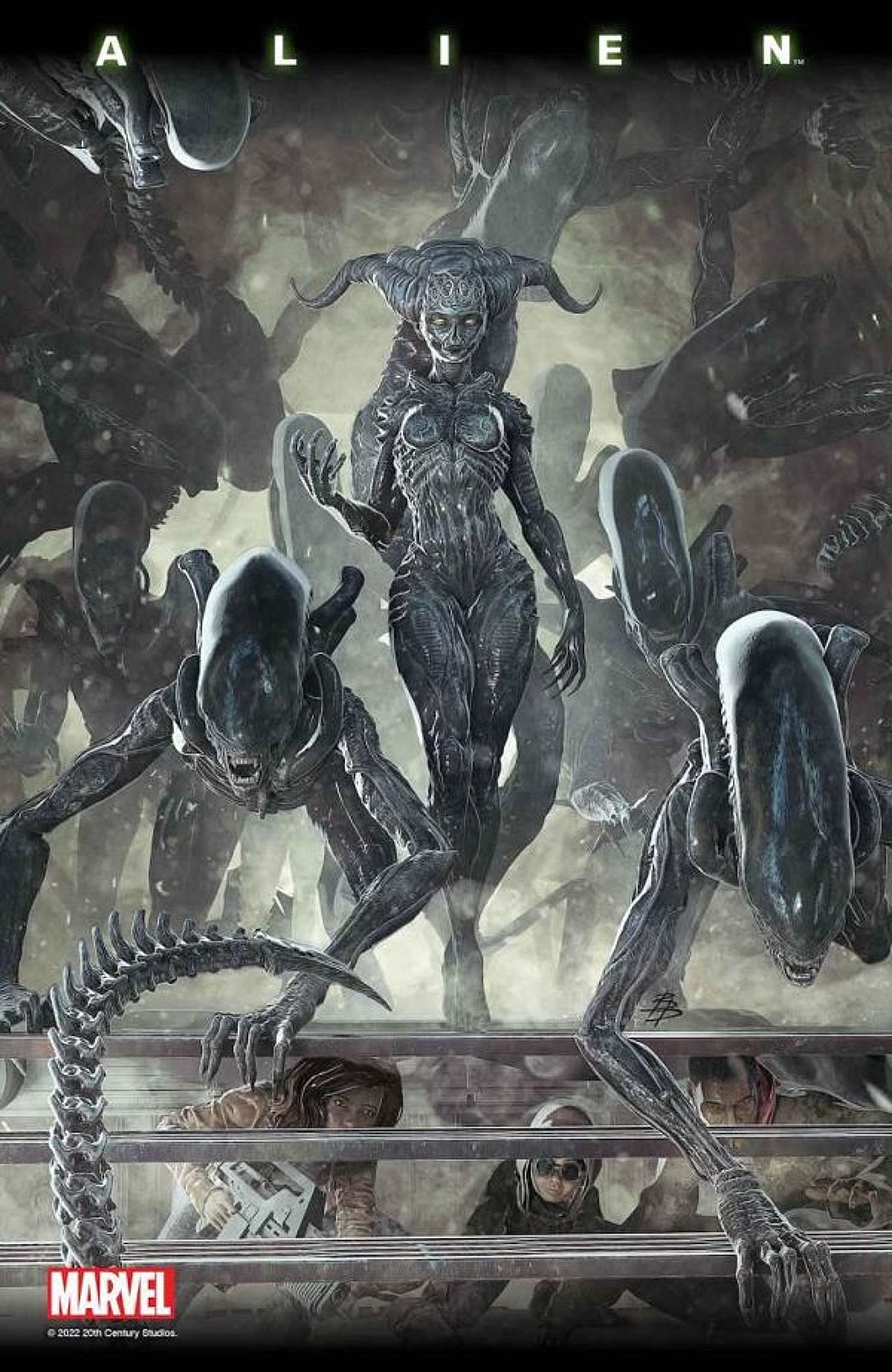 Arte da capa de Alien #6