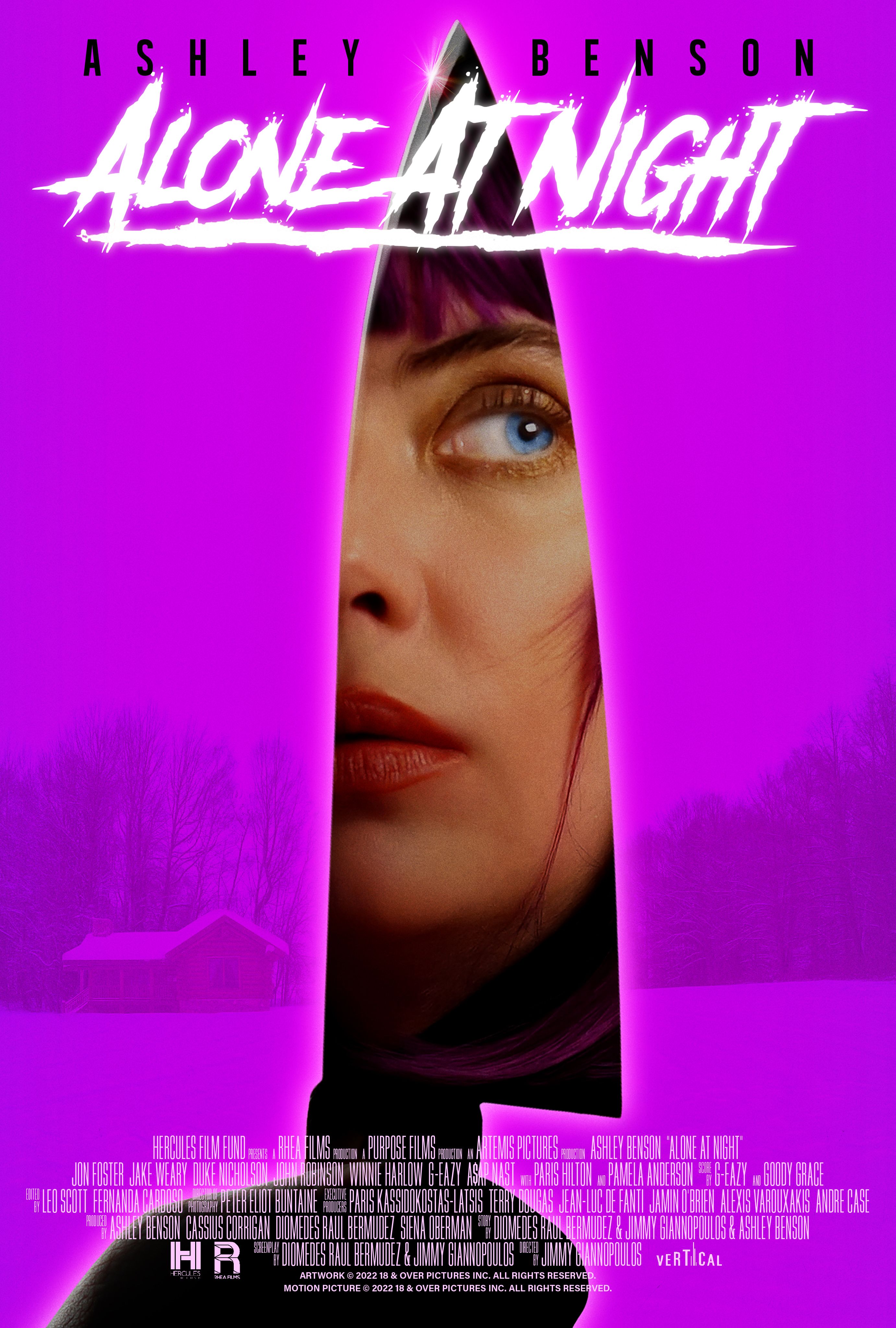 alone at night theatrical poster