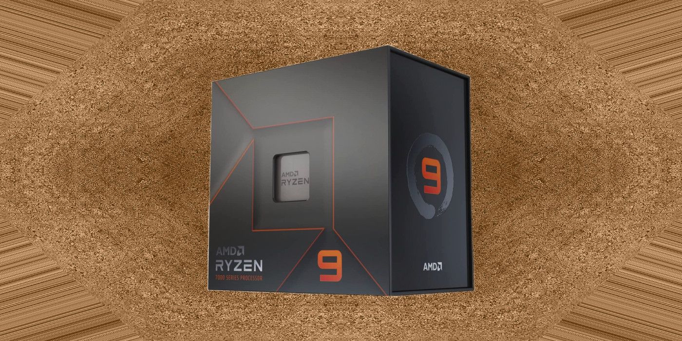AMD Ryzen 9 7000-series retail pack on custom beige background