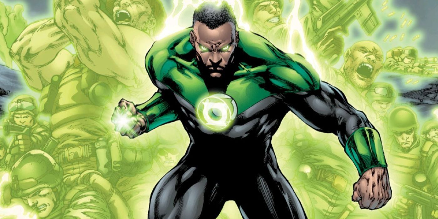 Une lanterne verte puissante dans les bandes dessinées de DC