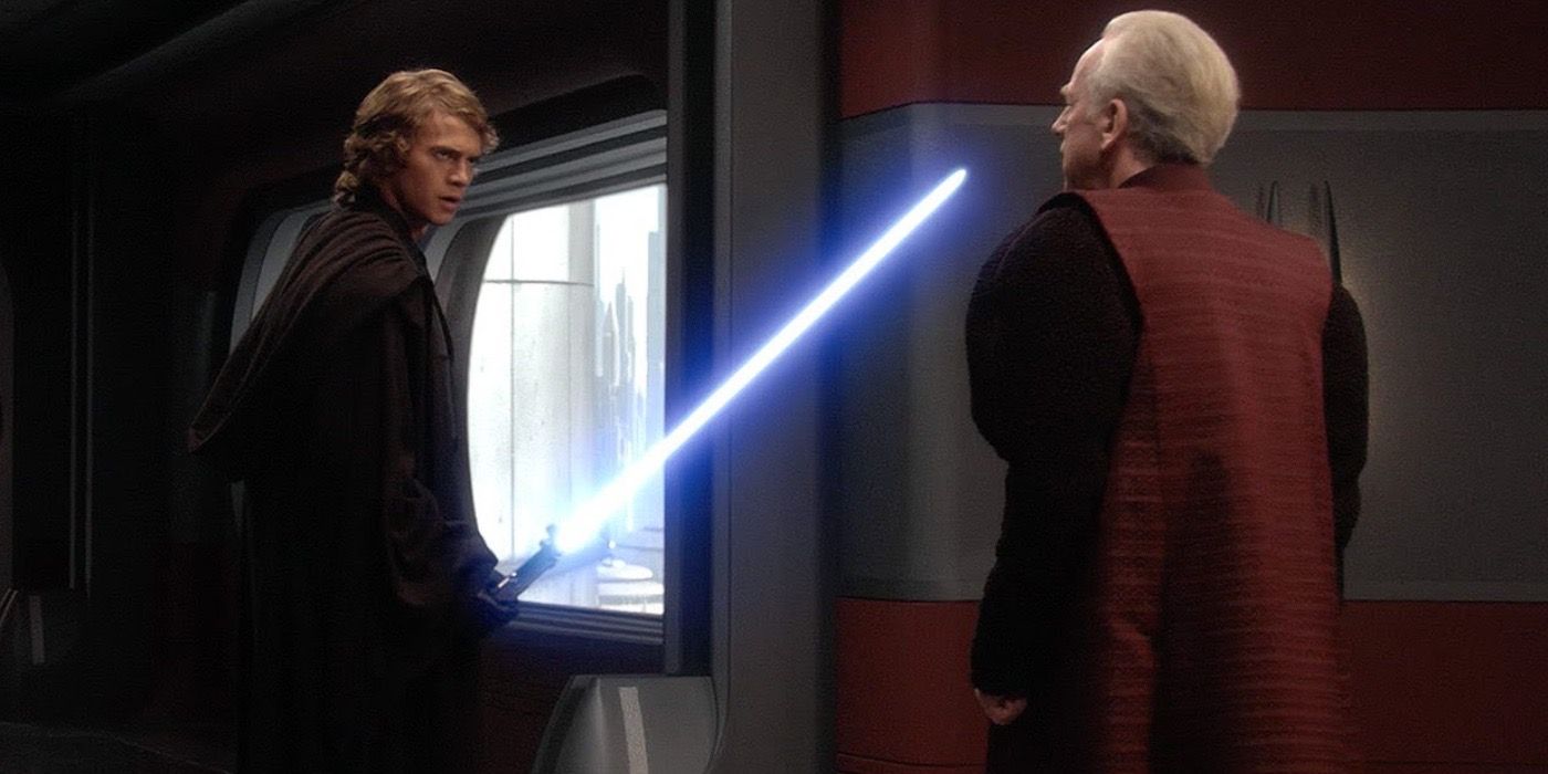 Anakin and Palpatine in the Revenge of the Sith