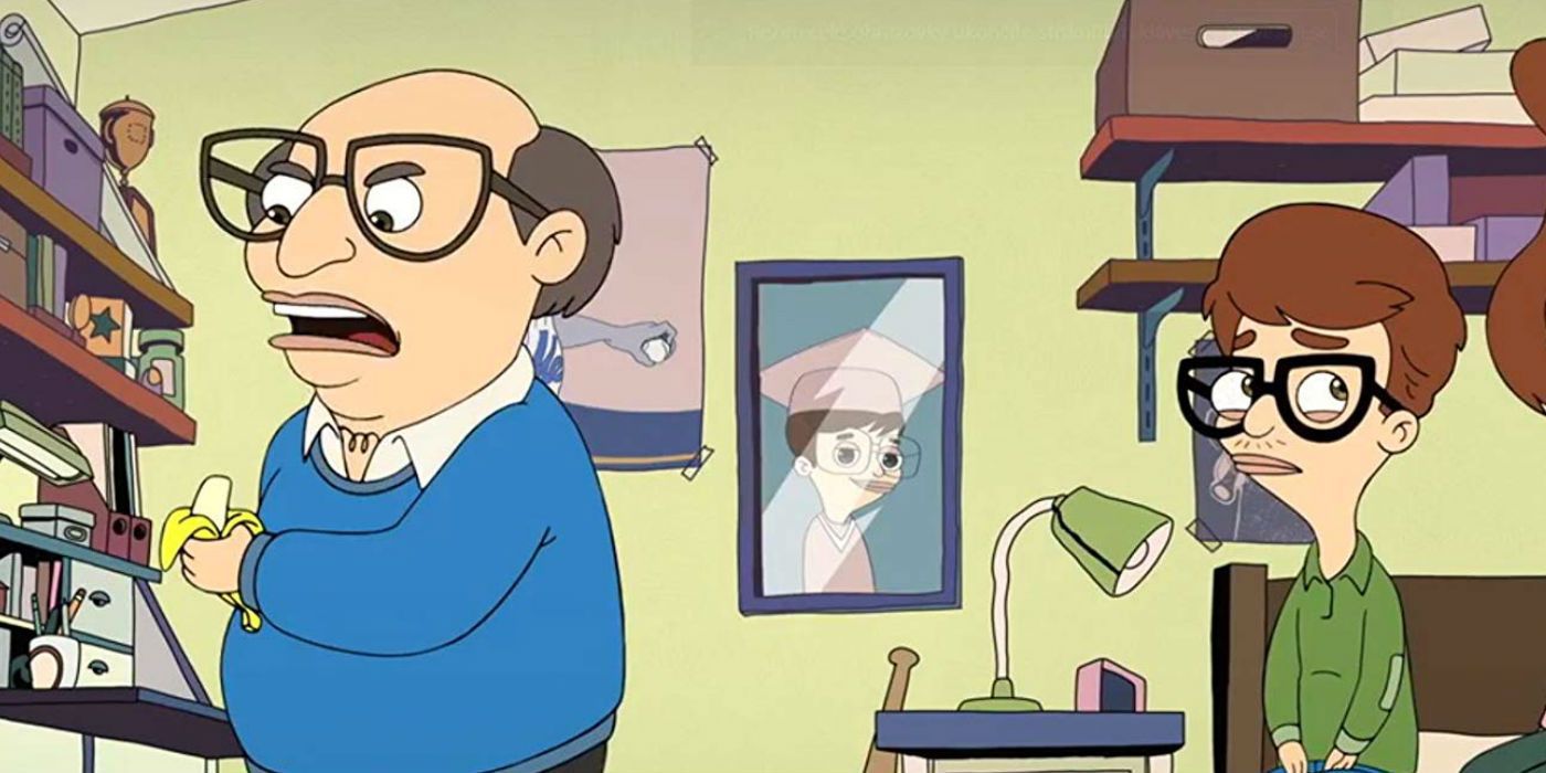 Andrew and his dad Marty Glouberman in Big Mouth
