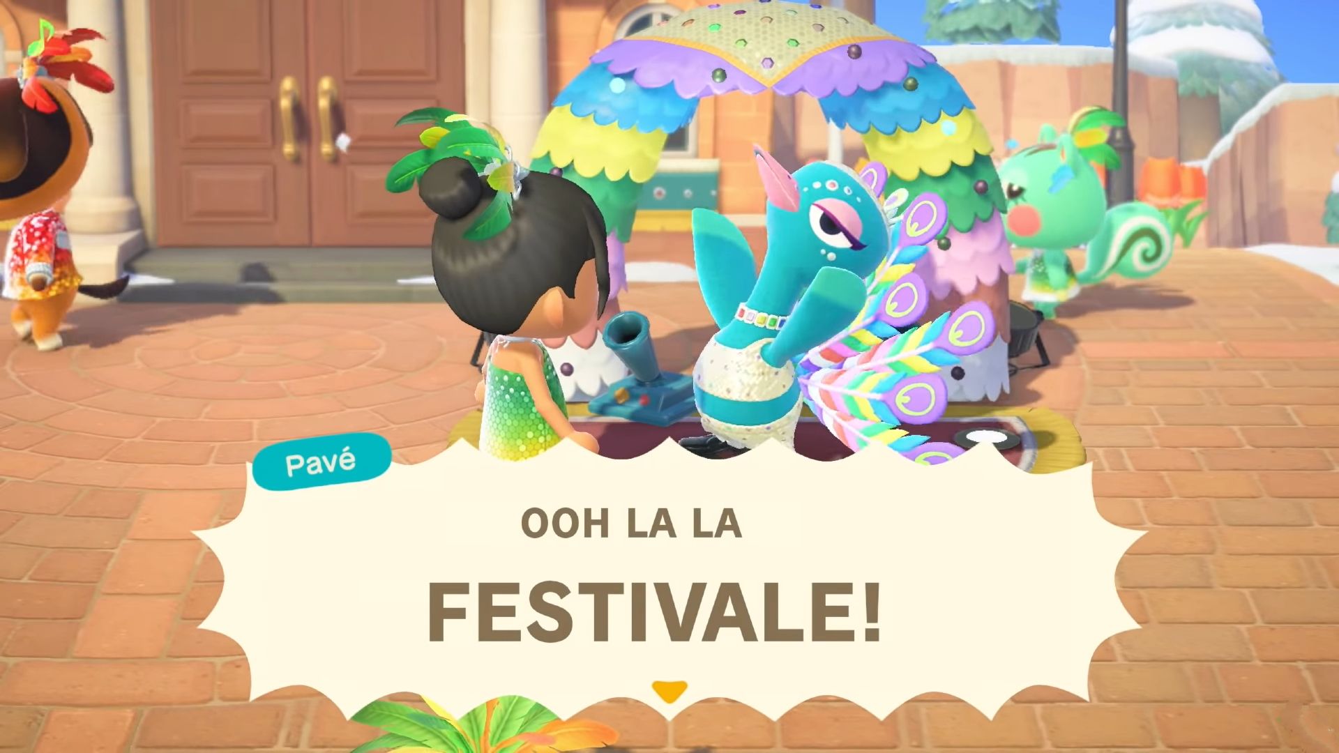Animal Crossing New Horizons Pave Celebrating Festivale