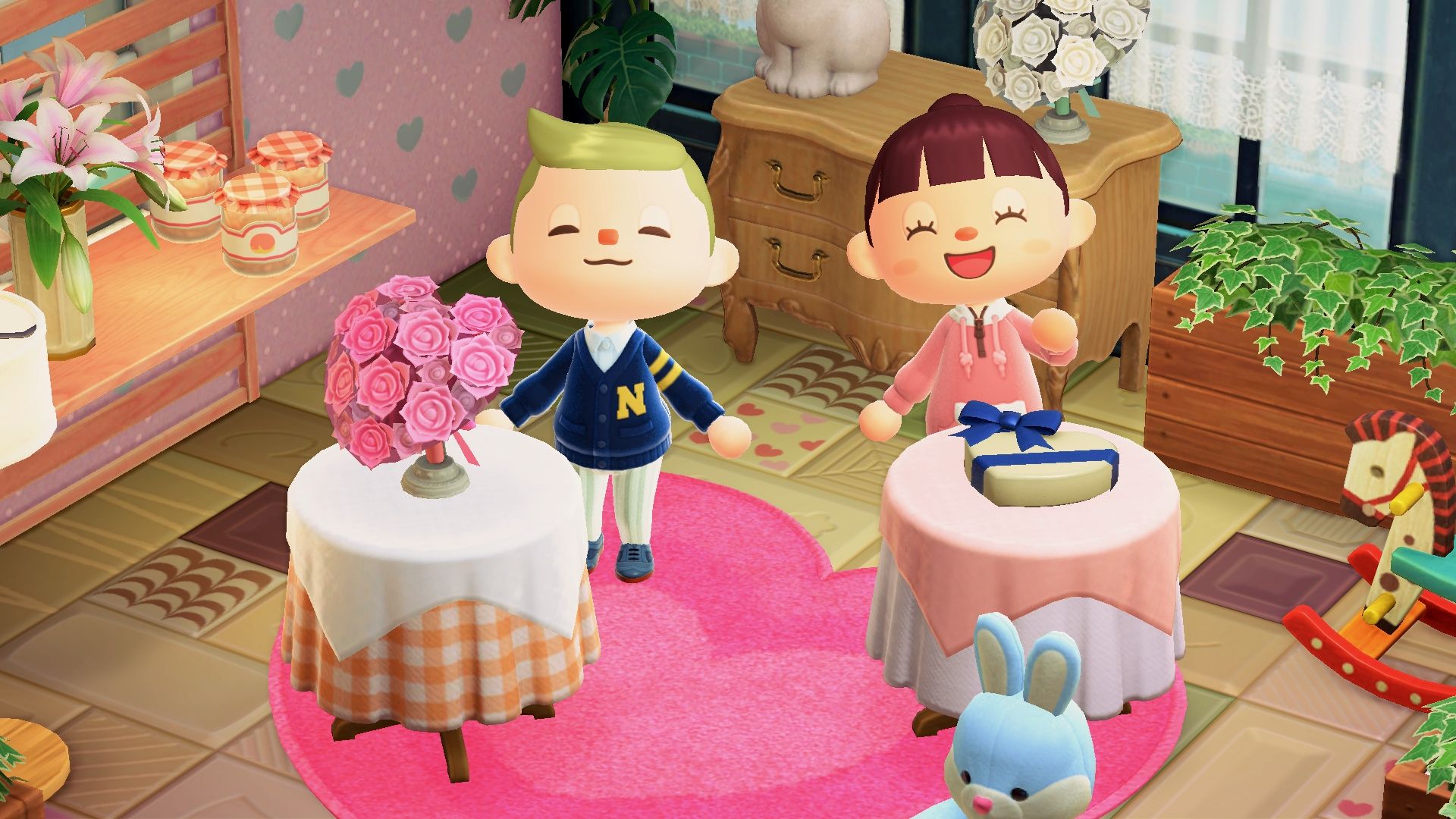 Animal Crossing New Horizons Players Celebrating Valentine's Day