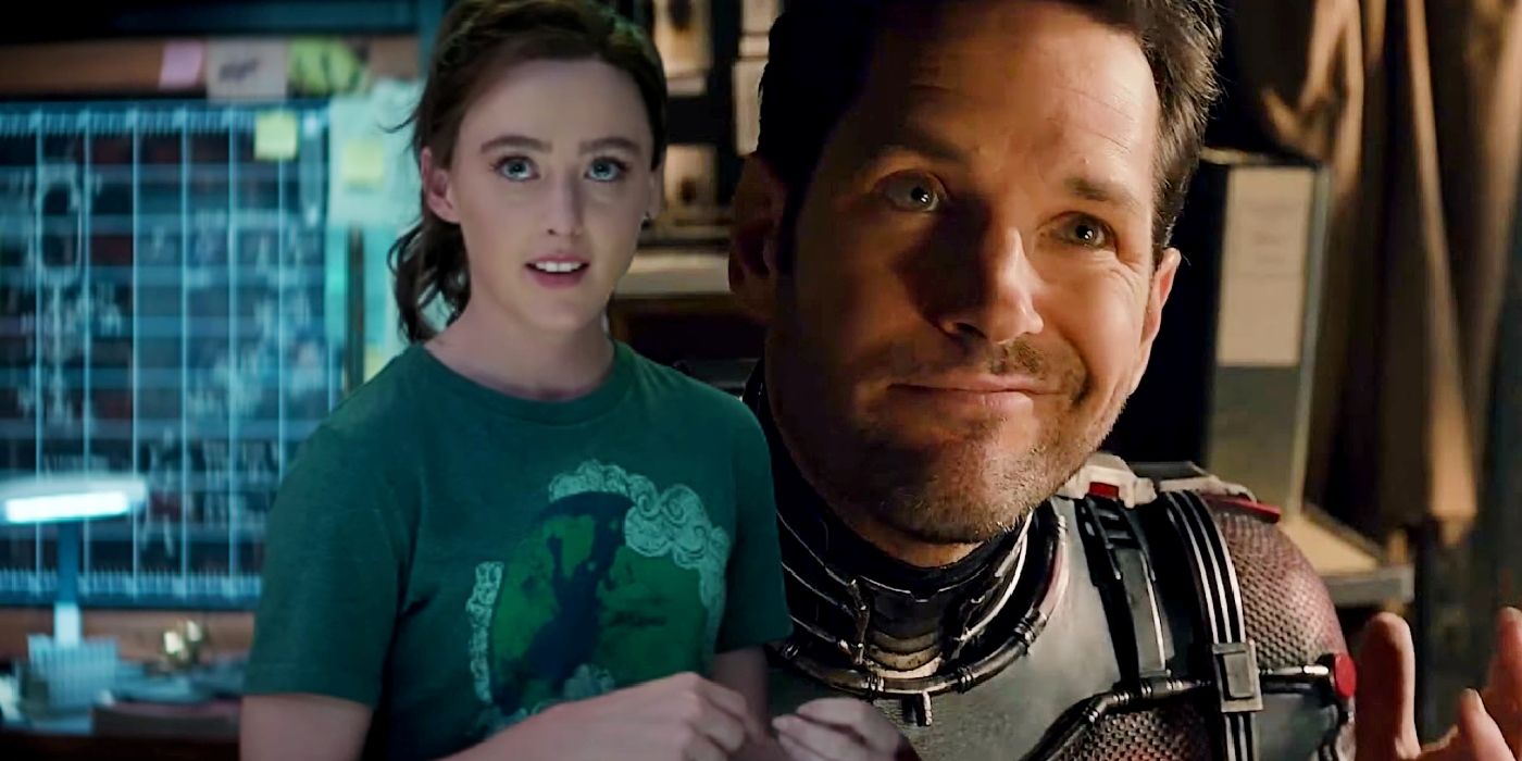 Custom image of Kathryn Newton in Ant-Man 3 and Paul Rudd as Scott Lang.