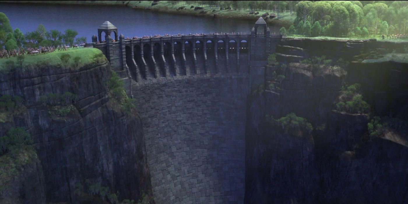 Arendelle dam in Frozen II