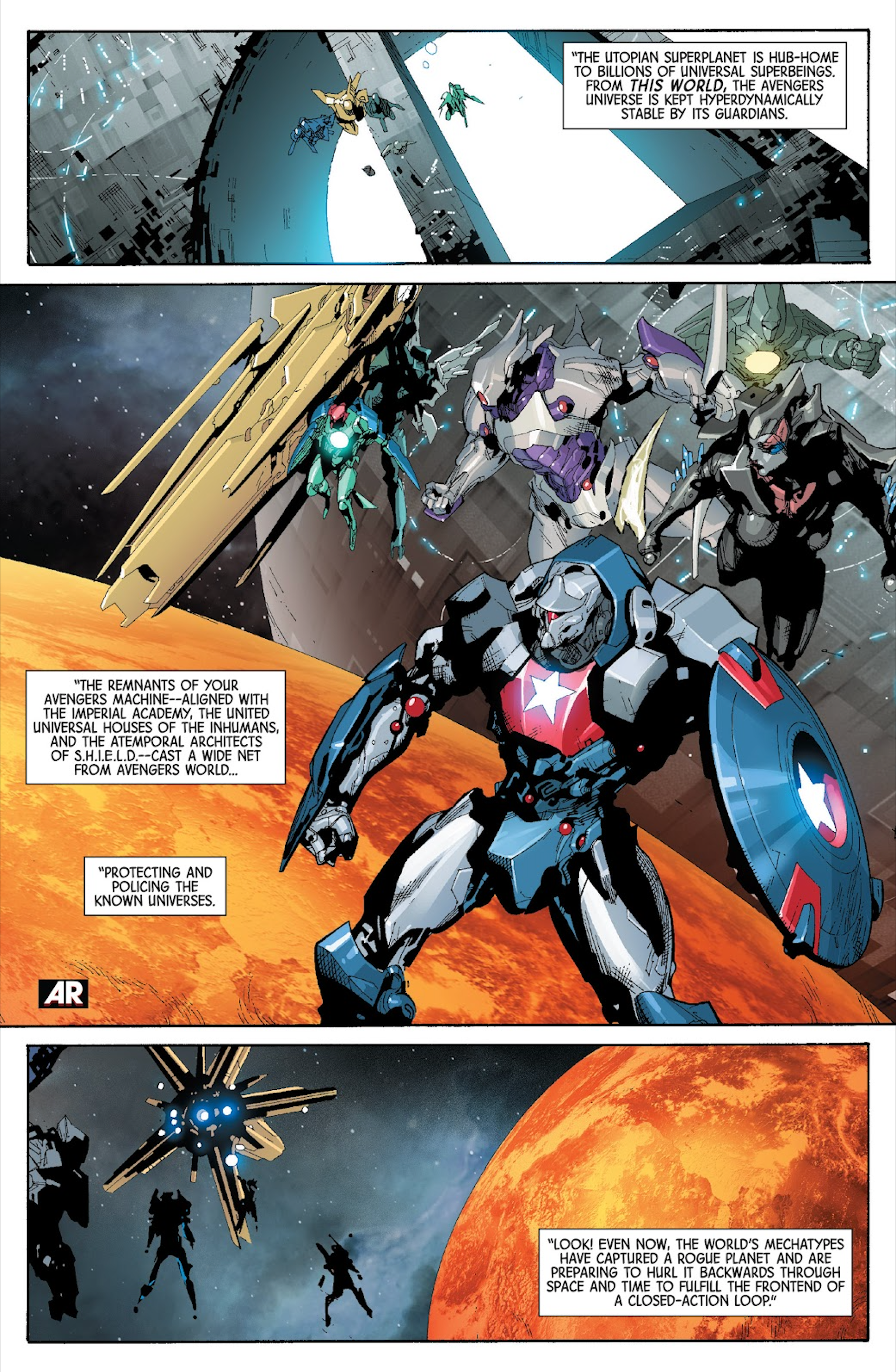 Avengers, SHIELD, Inuhmanas and the Shiar in Marvel&rsquo;s far future