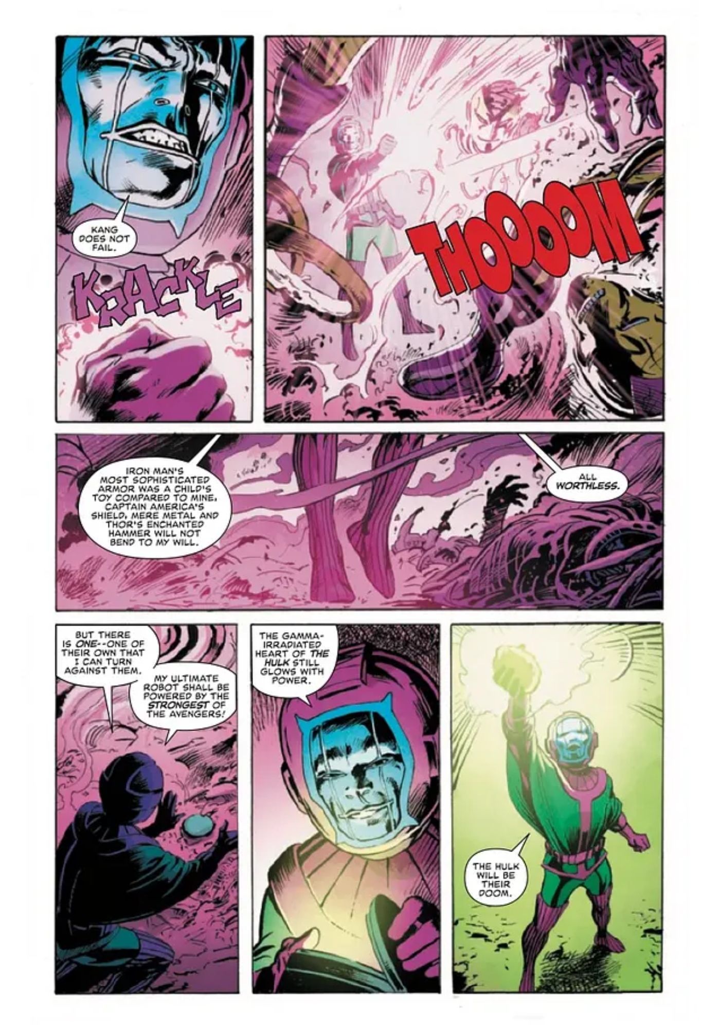 Avengers War Across Time Preview - Kang Fights The Avengers