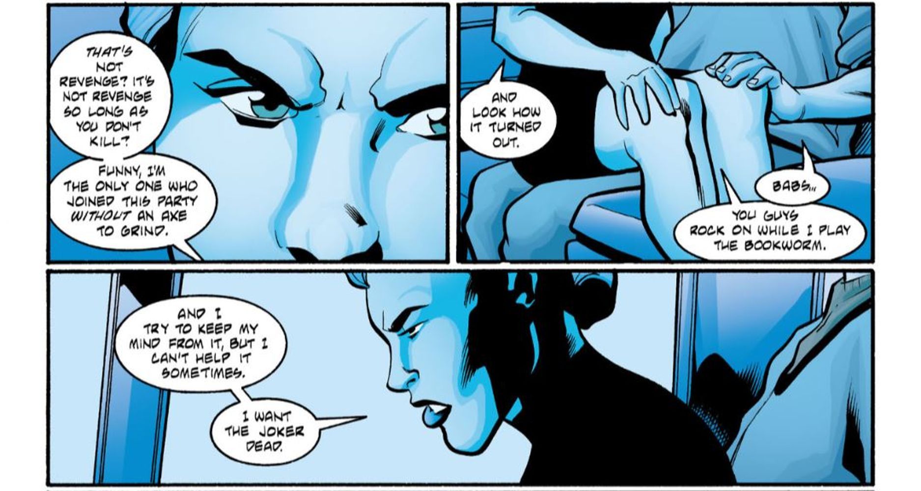 Barbara Gordon Wants Joker Dead DC Comics