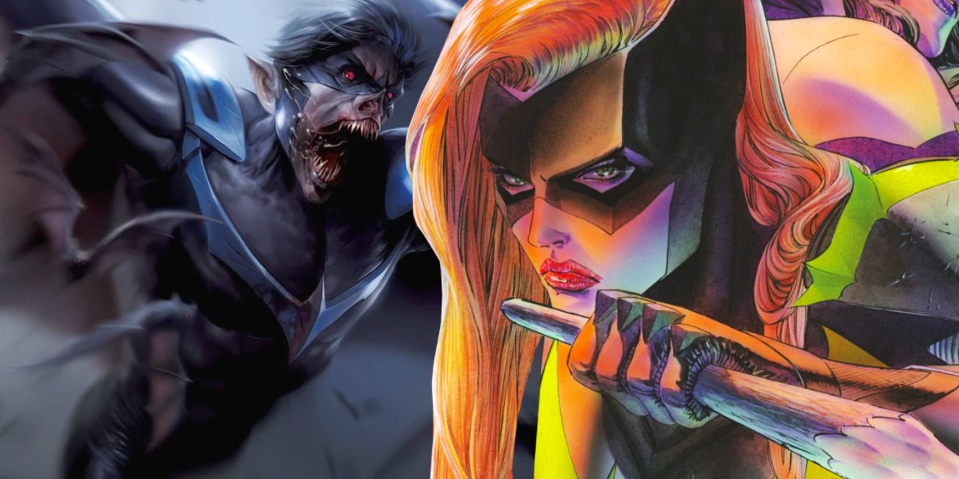 Batgirl and Nightwing in DC vs Vampires