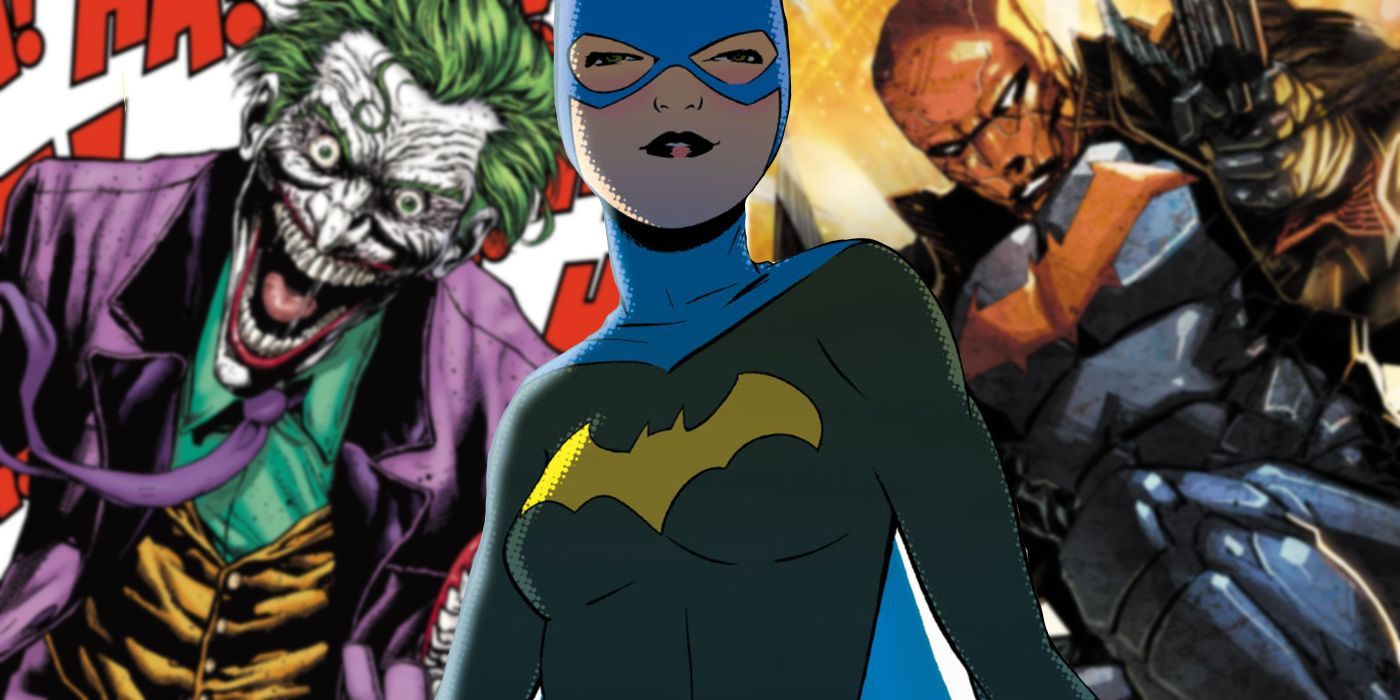 Batgirl Red Hood and Joker DC Comics