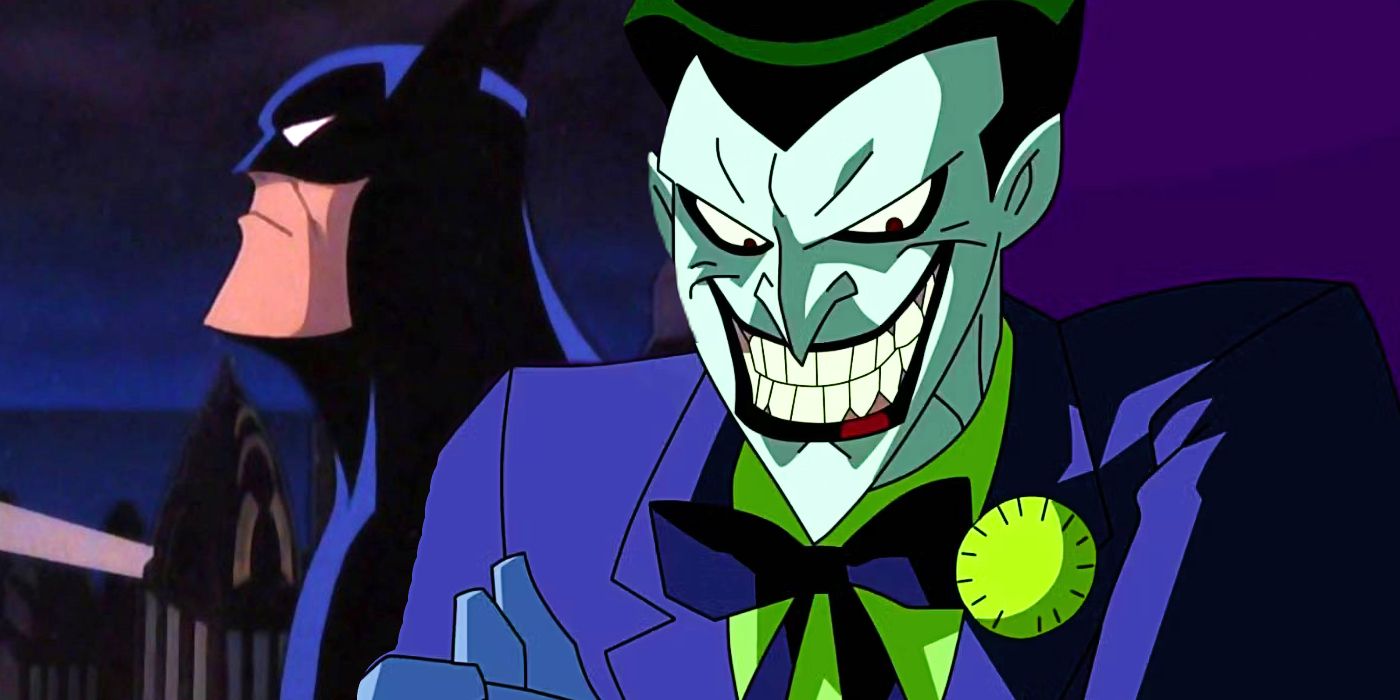 Batman and the Joker in Batman The Animated Series