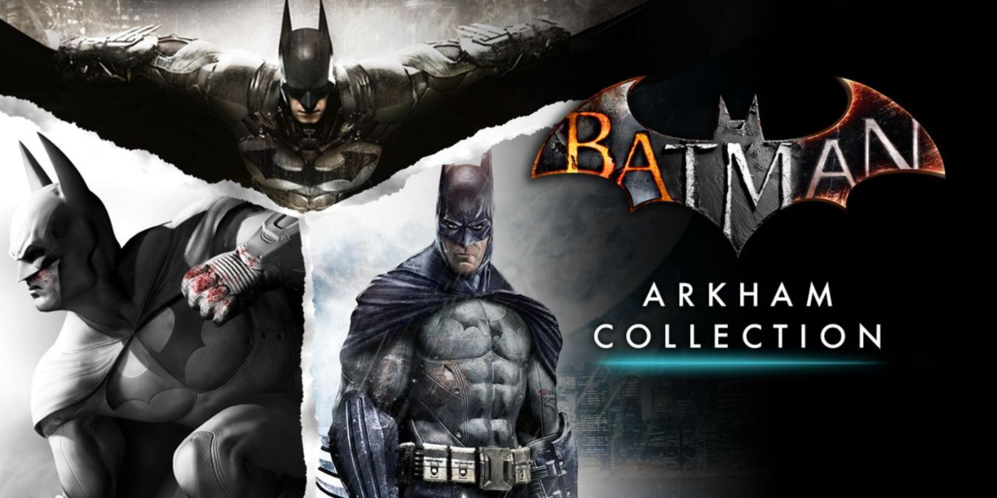 Batman: Arkham Collection promo art featuring the main trilogy.
