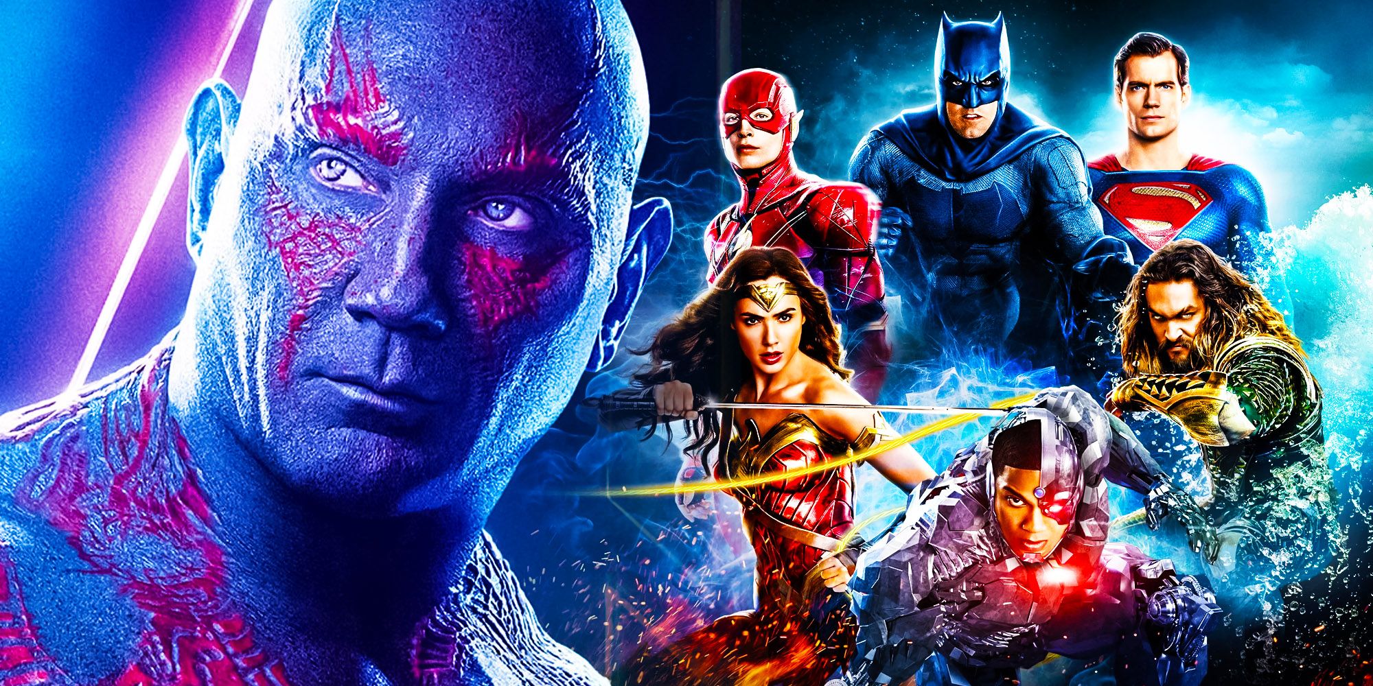 Bautista Drax MCU DCU justice league