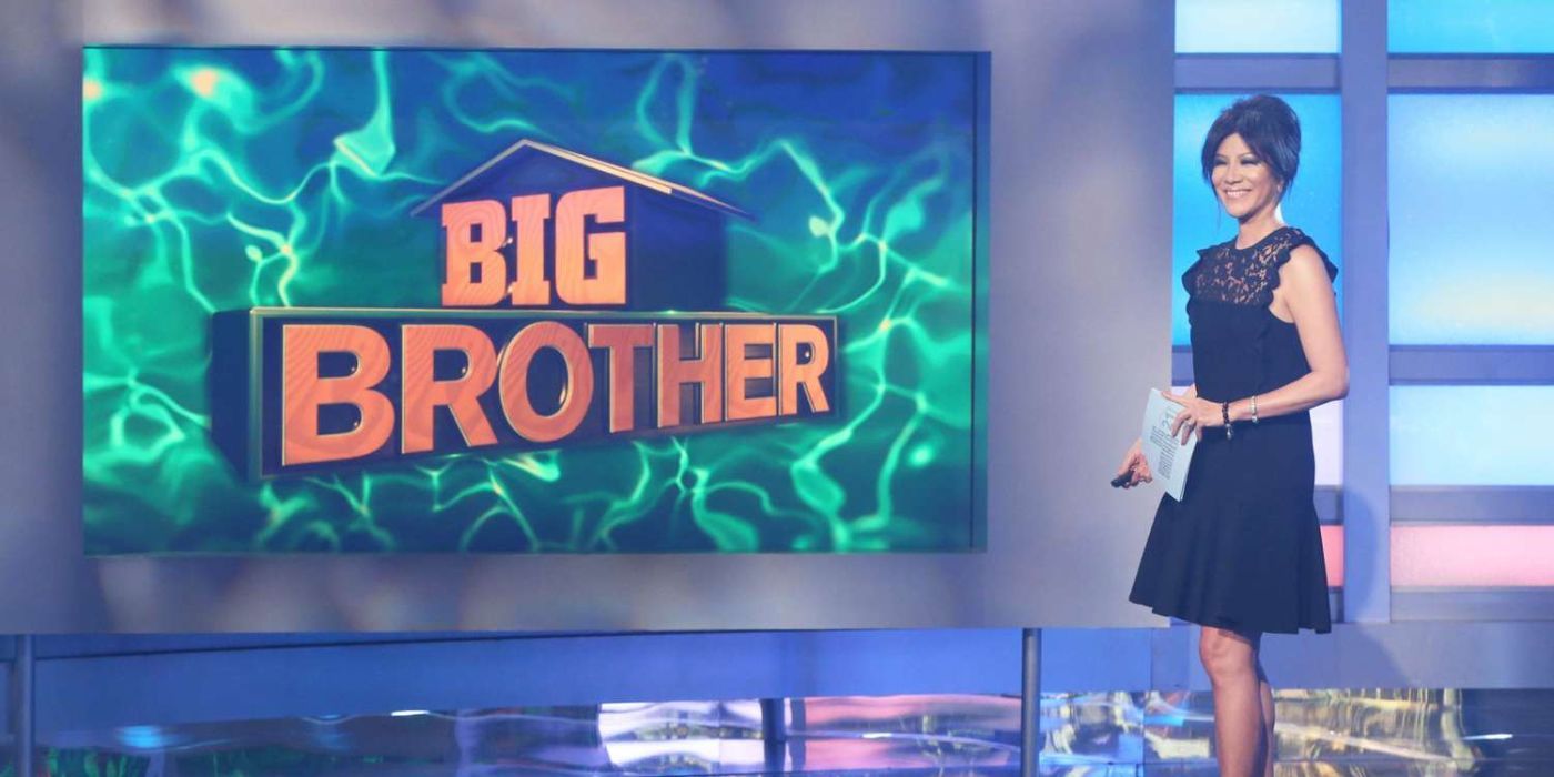 Julie on the Big Brother stage