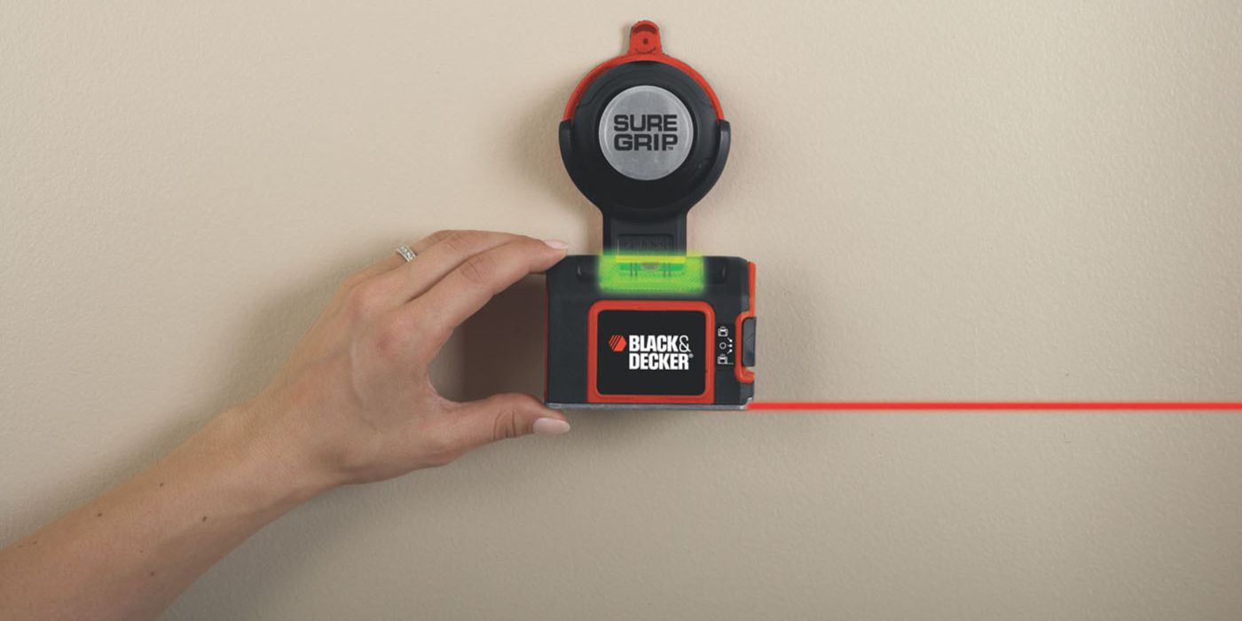  A Black + Decker Laser Level is shown