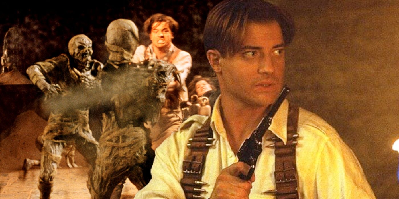 Custom image of Brendan Fraser in The Mummy.