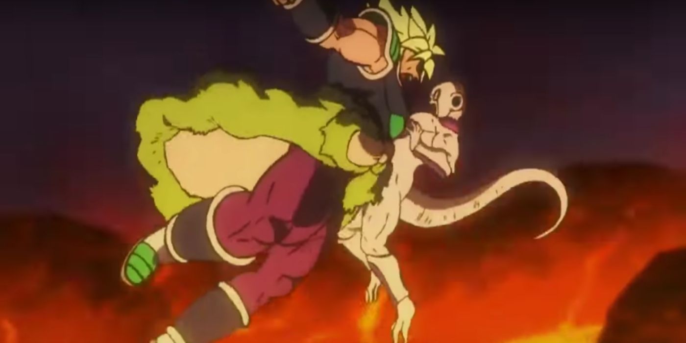 Broly vs Frieza from Dragon Ball Super: Broly. 