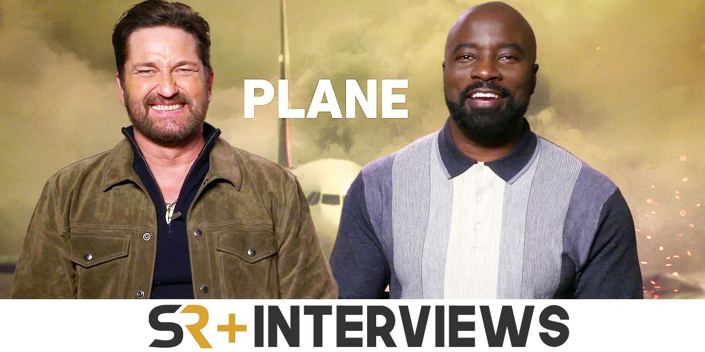 gerard butler & mike colter plane interview