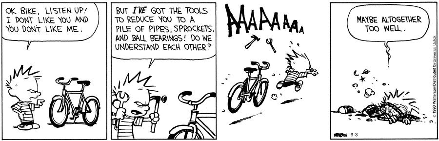Calvin and Hobbes Bike
