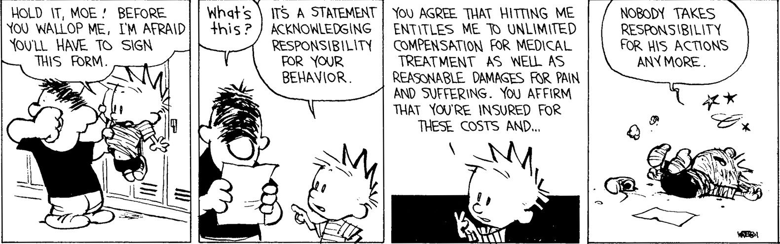 Calvin and Hobbes Moe
