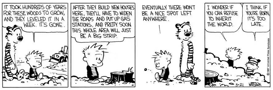 Calvin hérite de la Terre