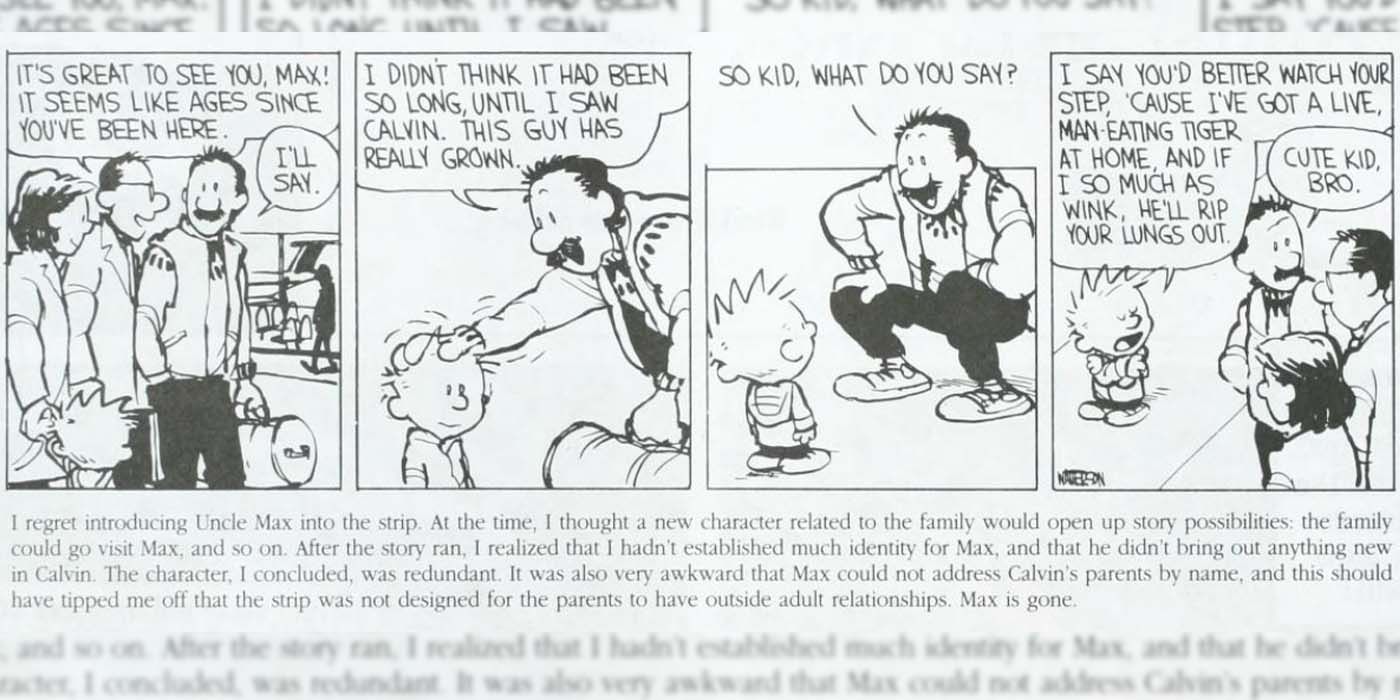 Calvin and Hobbes - Uncle Max