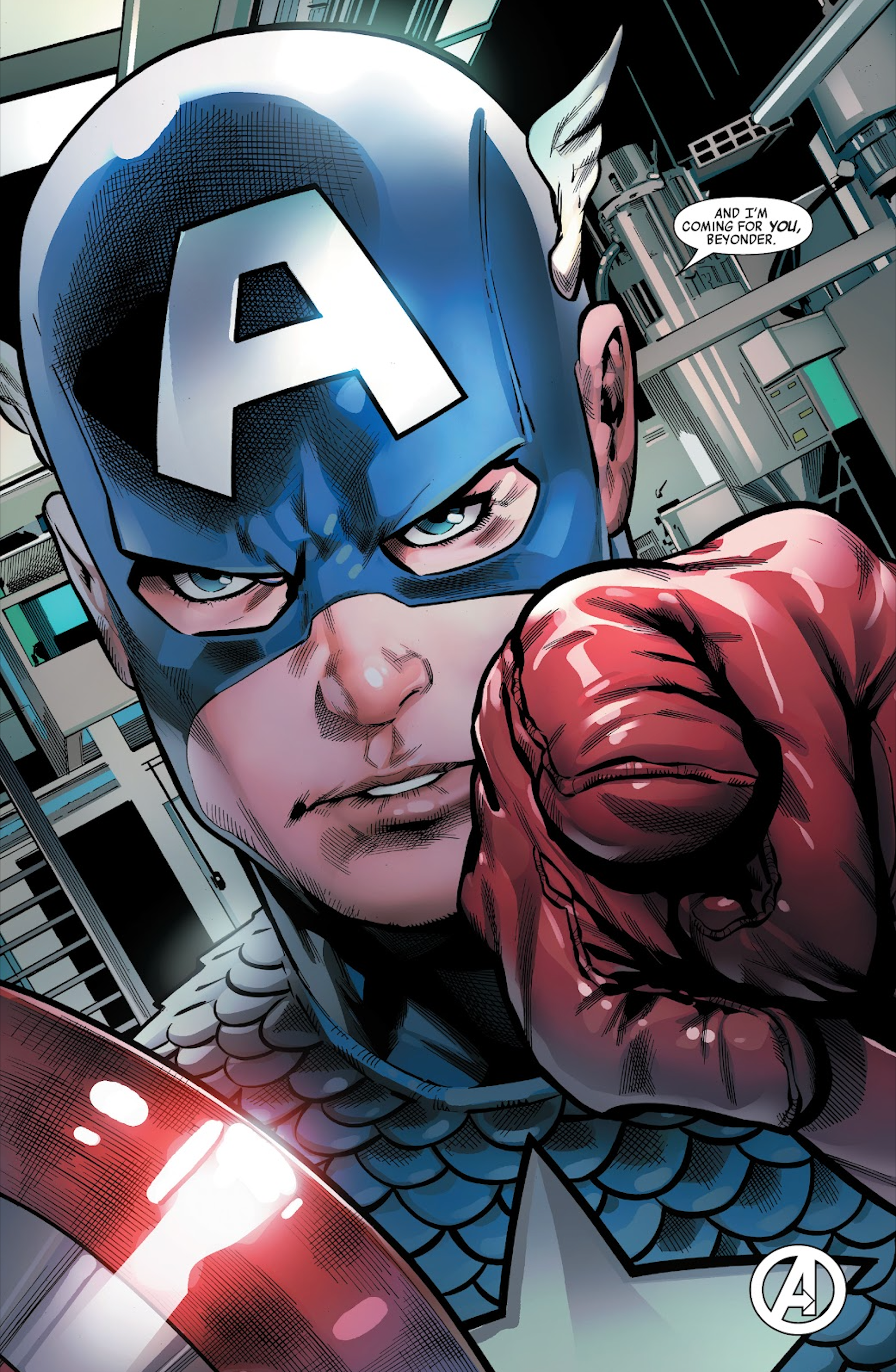 Captain America spots the Beyonder in Avengers