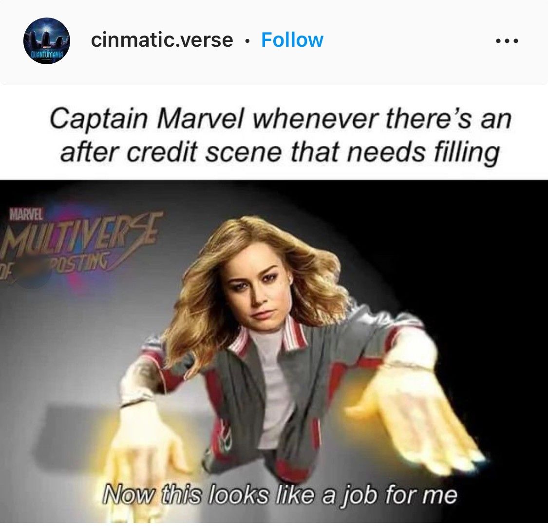 Captain Marvel meme