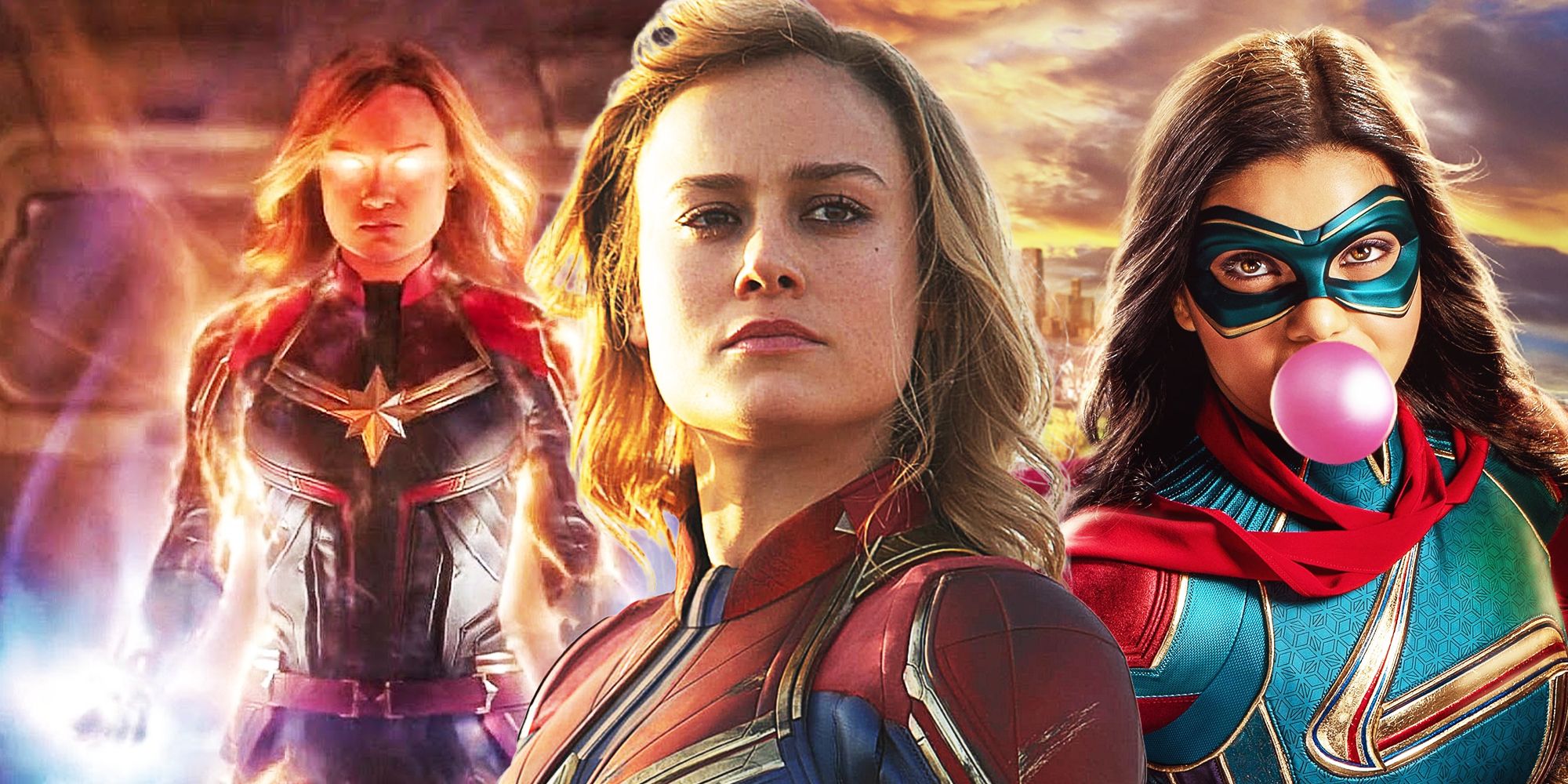 Captain Marvel, Ms. Marvel, and Carol's powers