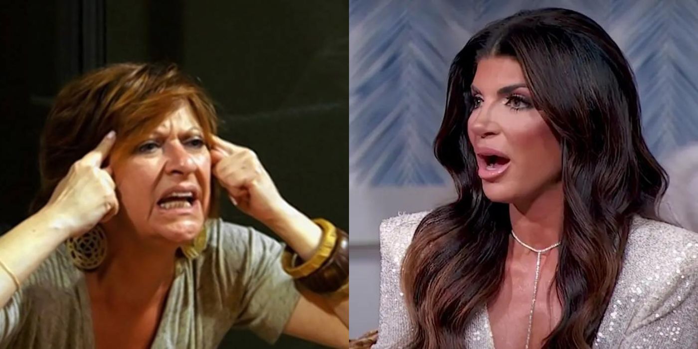 Caroline arguing with Teresa on RHONJ