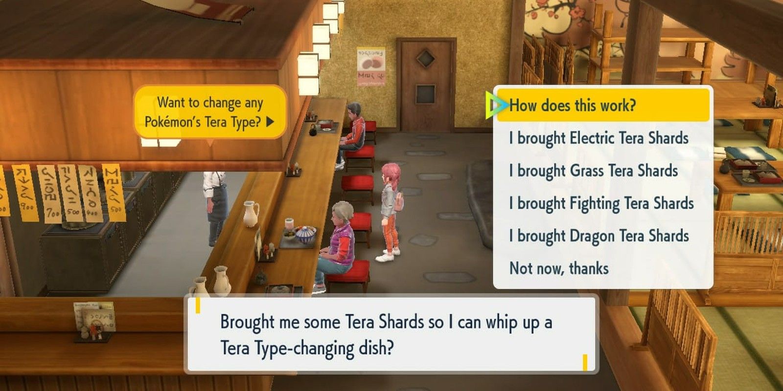 How to change a Pokémon's Tera Type in Pokémon Scarlet and Violet.