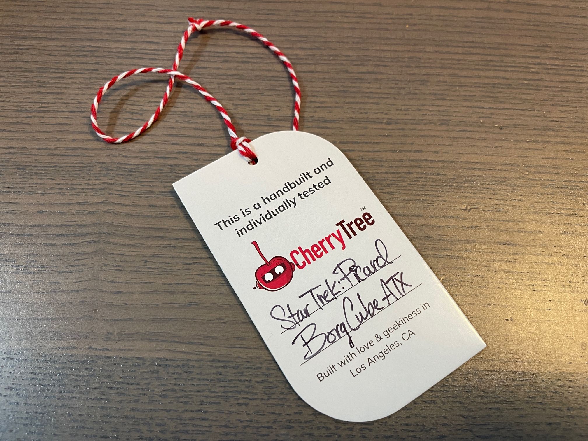 CherryTree Star Trek Borg Cube Review - Name Tag