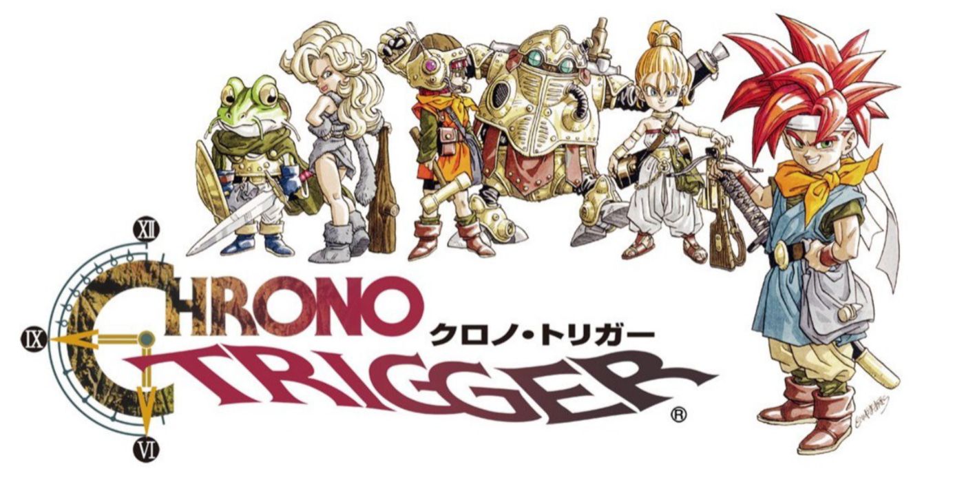 Chrono Trigger key art featuring the main cast of the game.