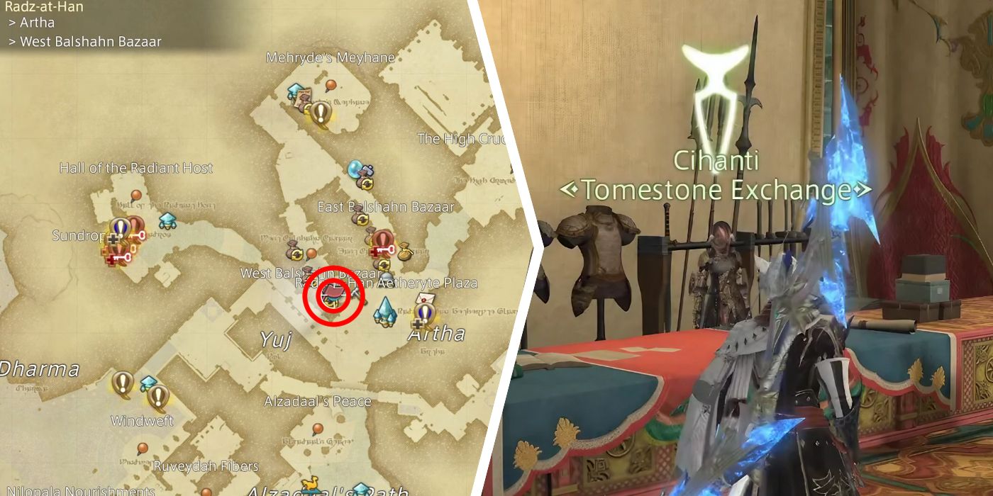 Cihanti Map Location in Radz-at-Han of FFXIV