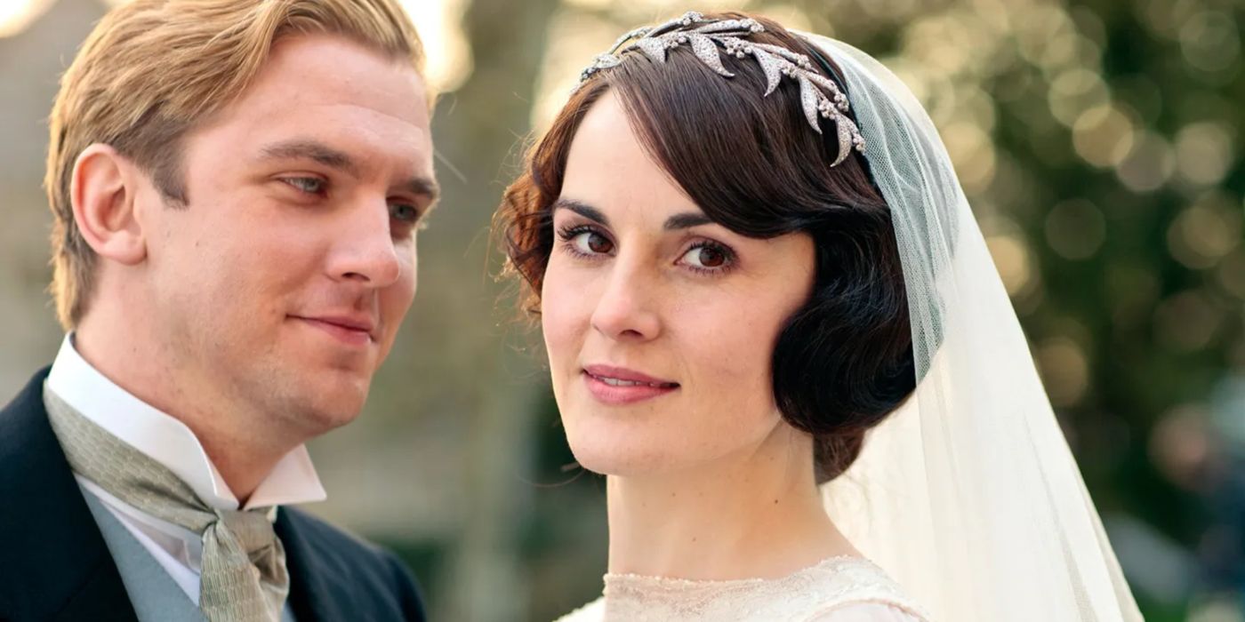 Mary and Matthew marry in Downton Abbey