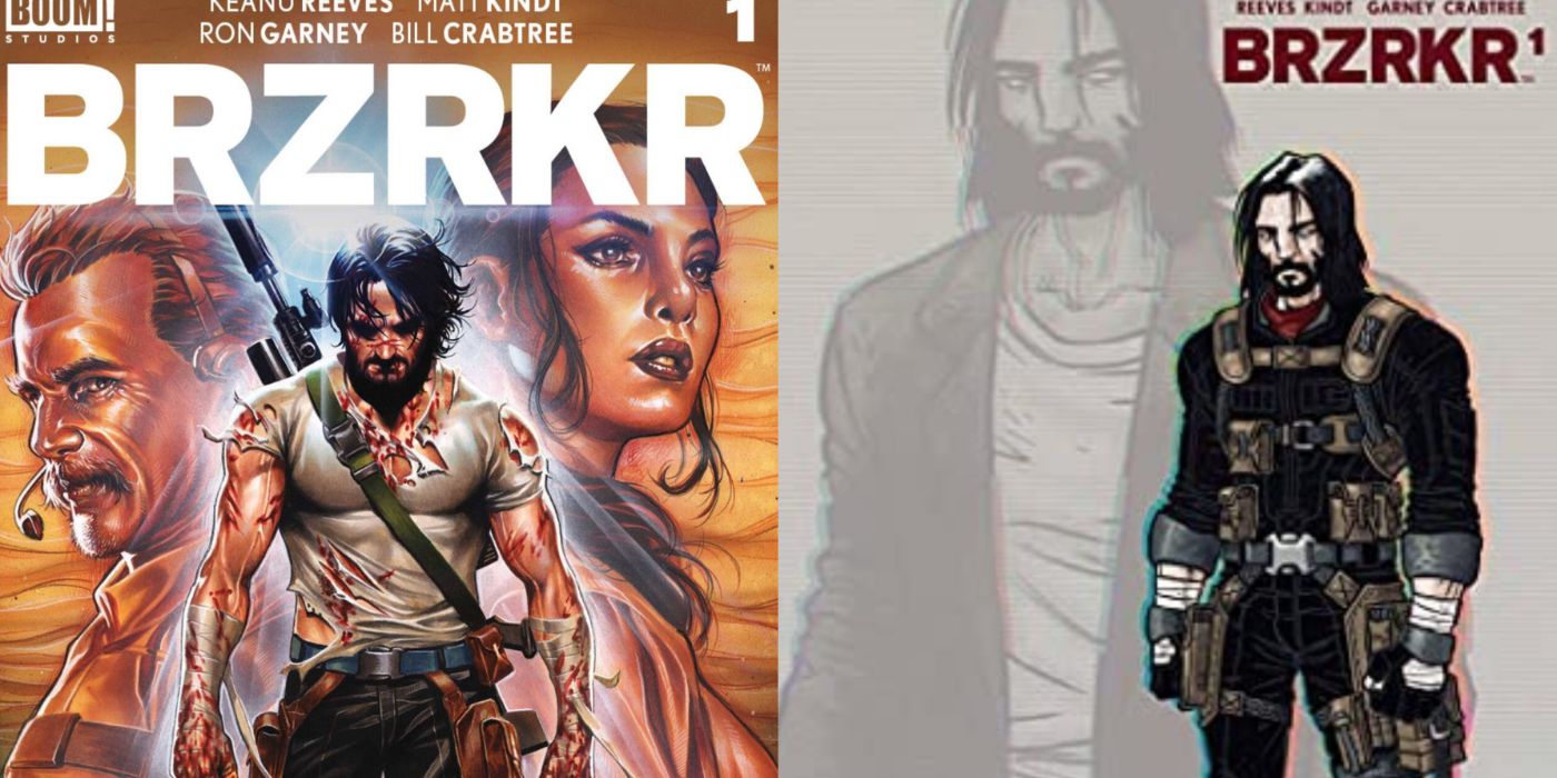 Imagem dividida BRZRKR Foiled Comic Cover #1