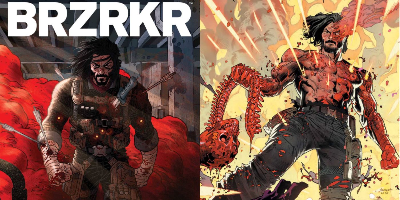 Imagem Dividida BRZRKR #1 Capas Variantes