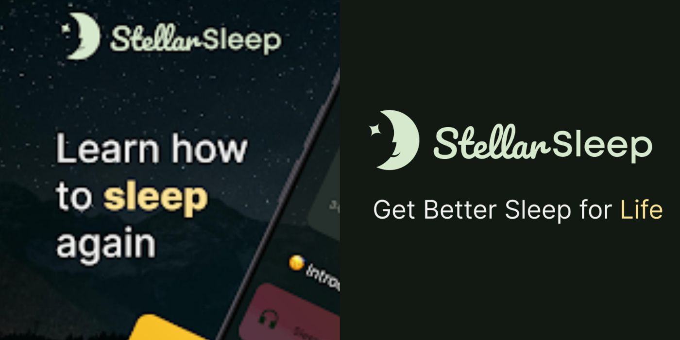 Split Image Stellar Sleep Title Screens