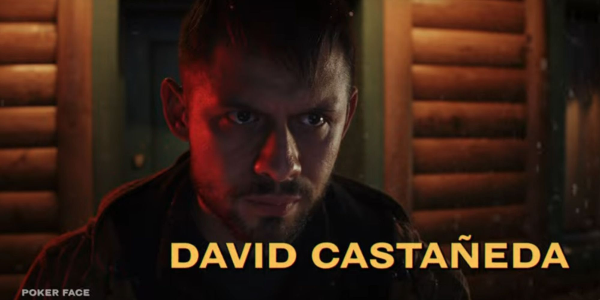 David Castañeda in the trailer for Poker Face 