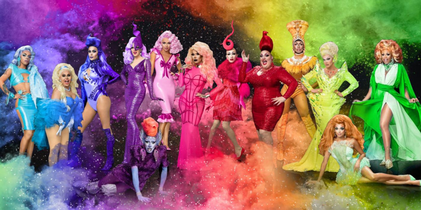 O elenco da temporada 9 em RPDR.