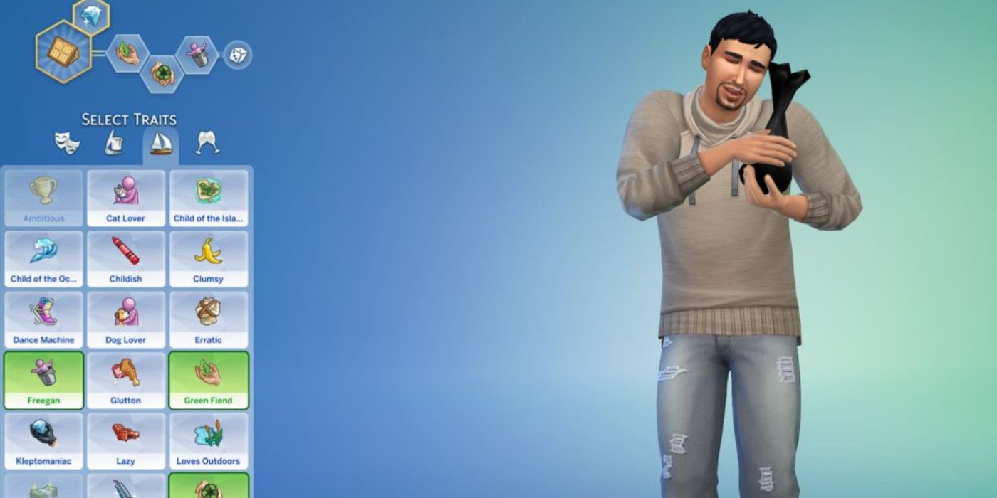 Sims 4 Crie características de um Sim