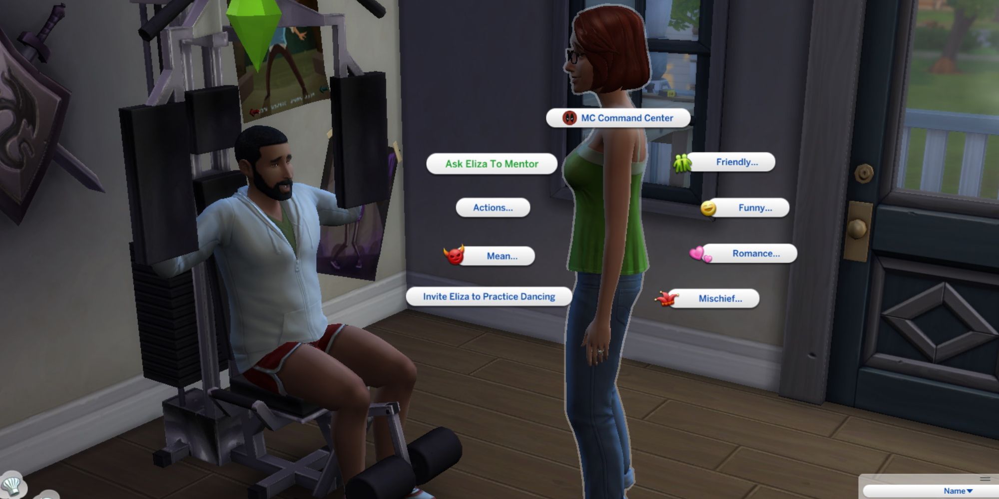 Sims 4 Interação do Mentor