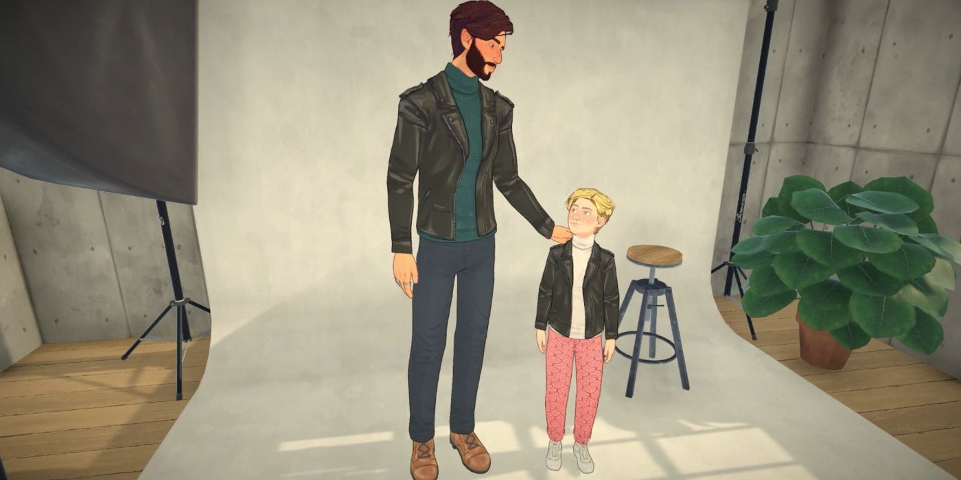 Arte conceitual de Paralives de personagens adultos e infantis