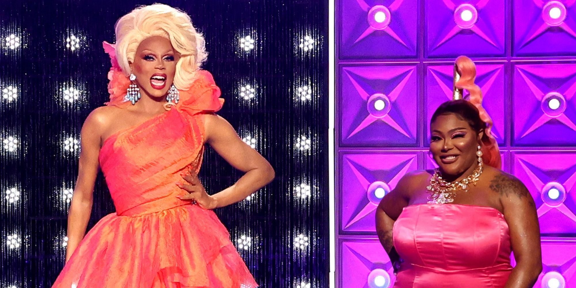 RuPaul and Ts Madison on the main stage of RuPaul&rsquo;s Drag Race