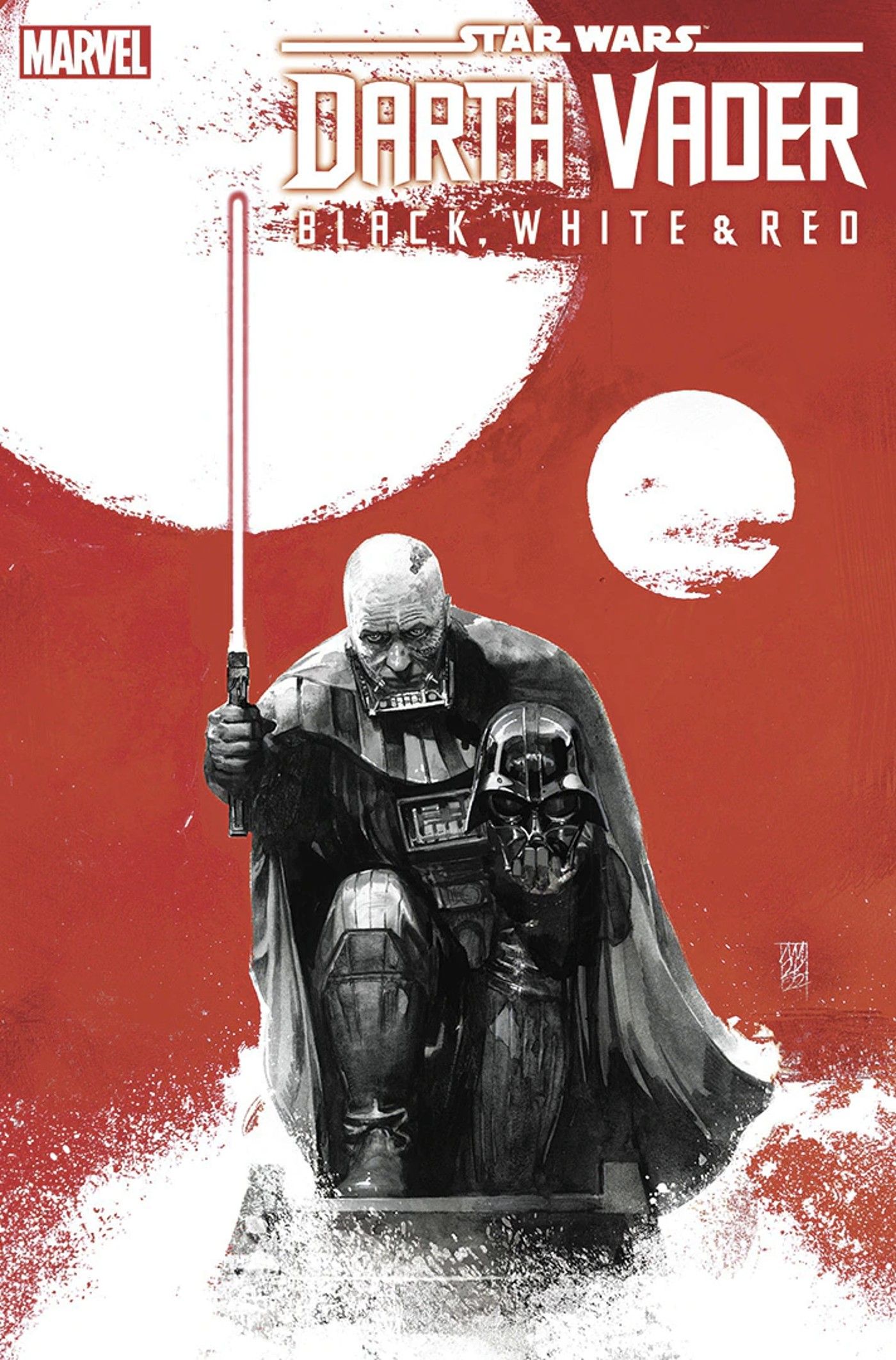 Darth Vader Preto Branco Vermelho 1